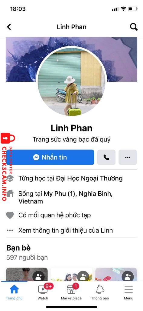 Preuves contre Phan thị cẩm linh