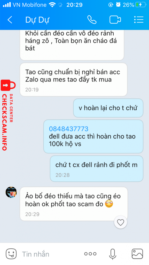 Preuves contre Trần Văn Dự