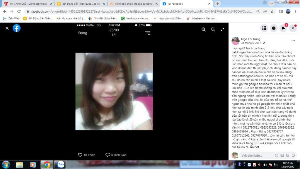 Preuves contre Nguyễn thị thu Thuỷ