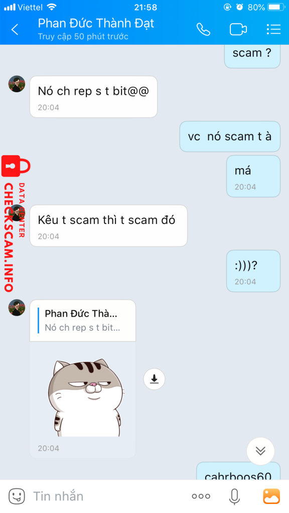 Preuves contre Phan Đức Thành Đạt