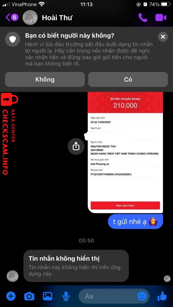 Preuves contre Nguyễn Ngọc Thư