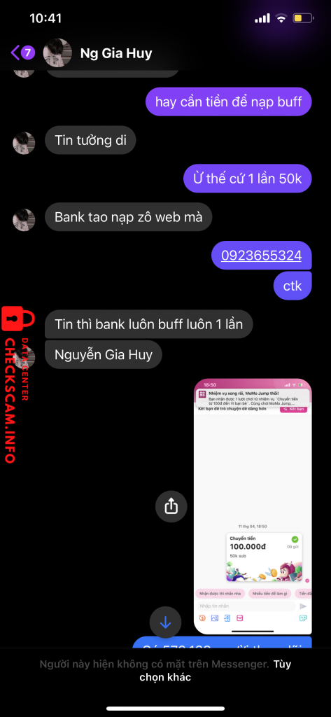Preuves contre Nguyen gia huy