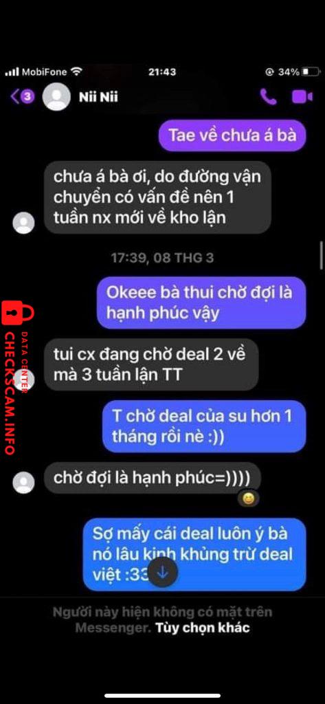 Preuves contre Lê Thị Thuỳ Dương