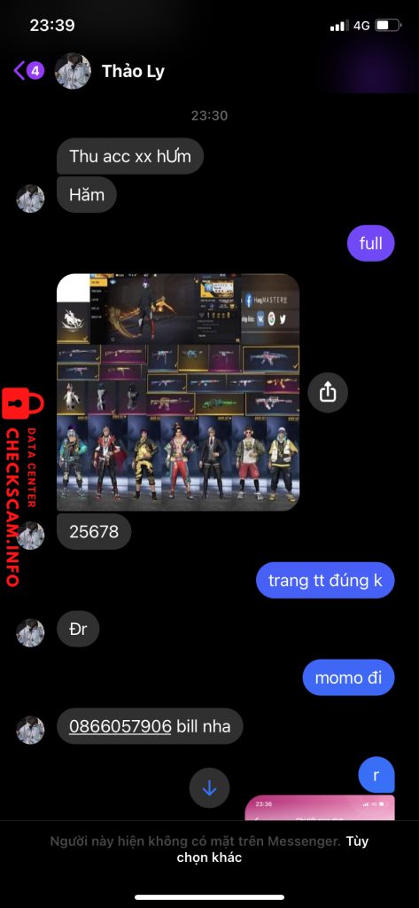 Preuves contre Vũ Nhật Tường Vy