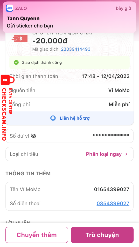 Preuves contre Mạnh Tấn Quyền