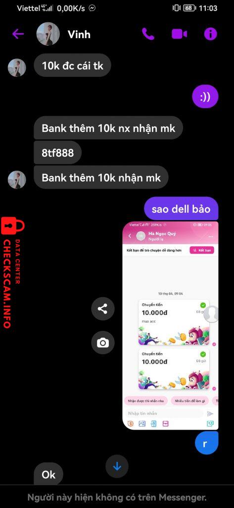 Preuves contre Vũ Văn Minh