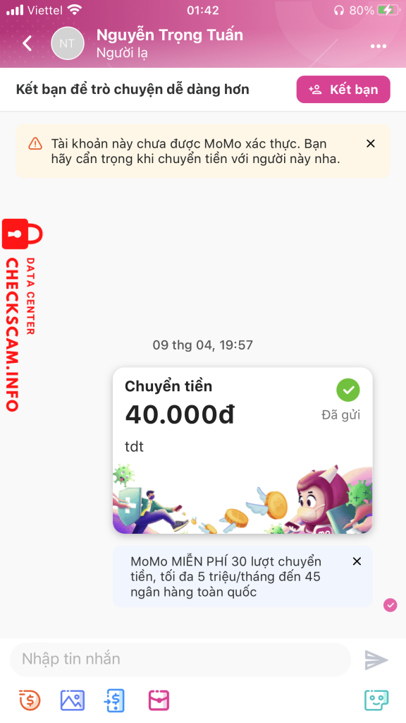 Preuves contre Nguyễn Trọng Tuấn