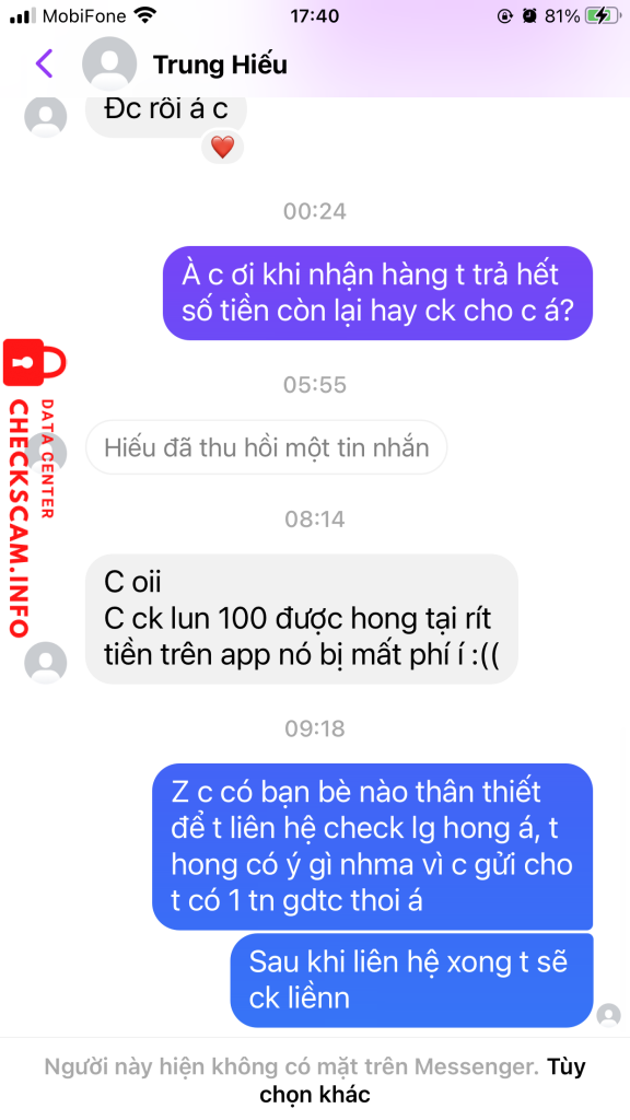 Preuves contre THAI HUYNH TRUNG HIEU