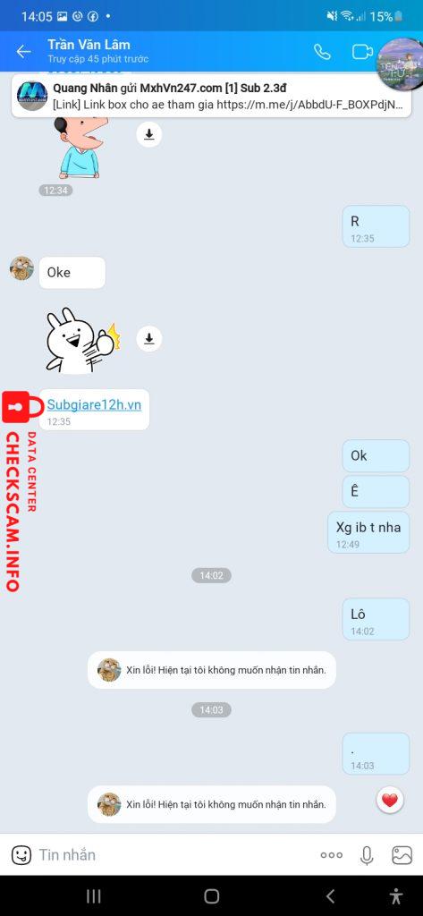 Preuves contre Trần Văn Lâm