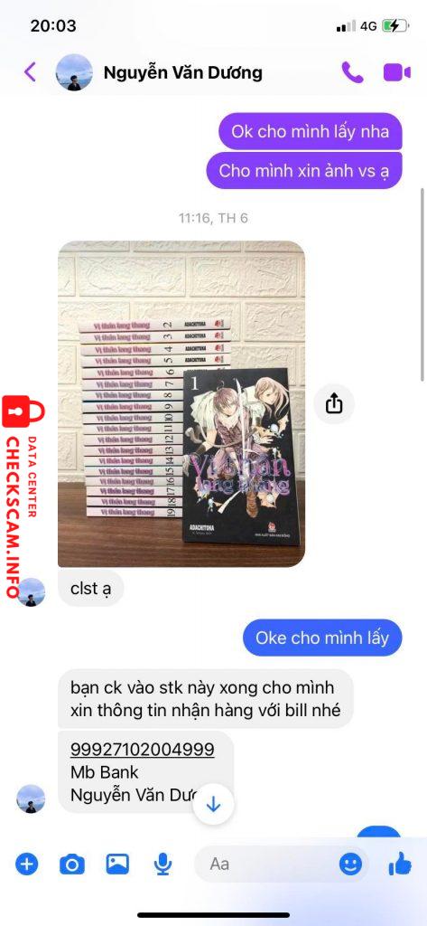 Preuves contre Nguyễn Văn Dương