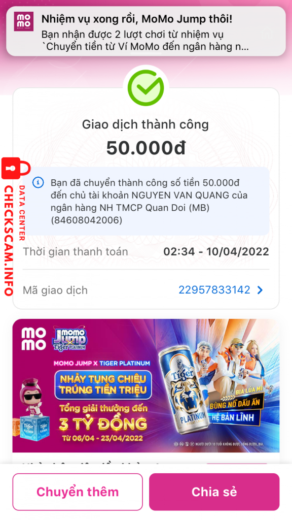 Preuves contre Nguyễn Văn Quang