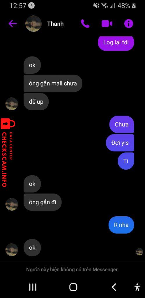 Preuves contre Dang Quoc Tuan