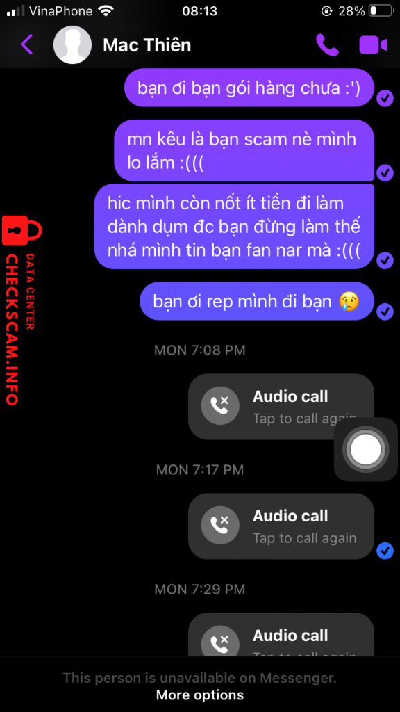 Preuves contre Huynh Ngoc Son Long