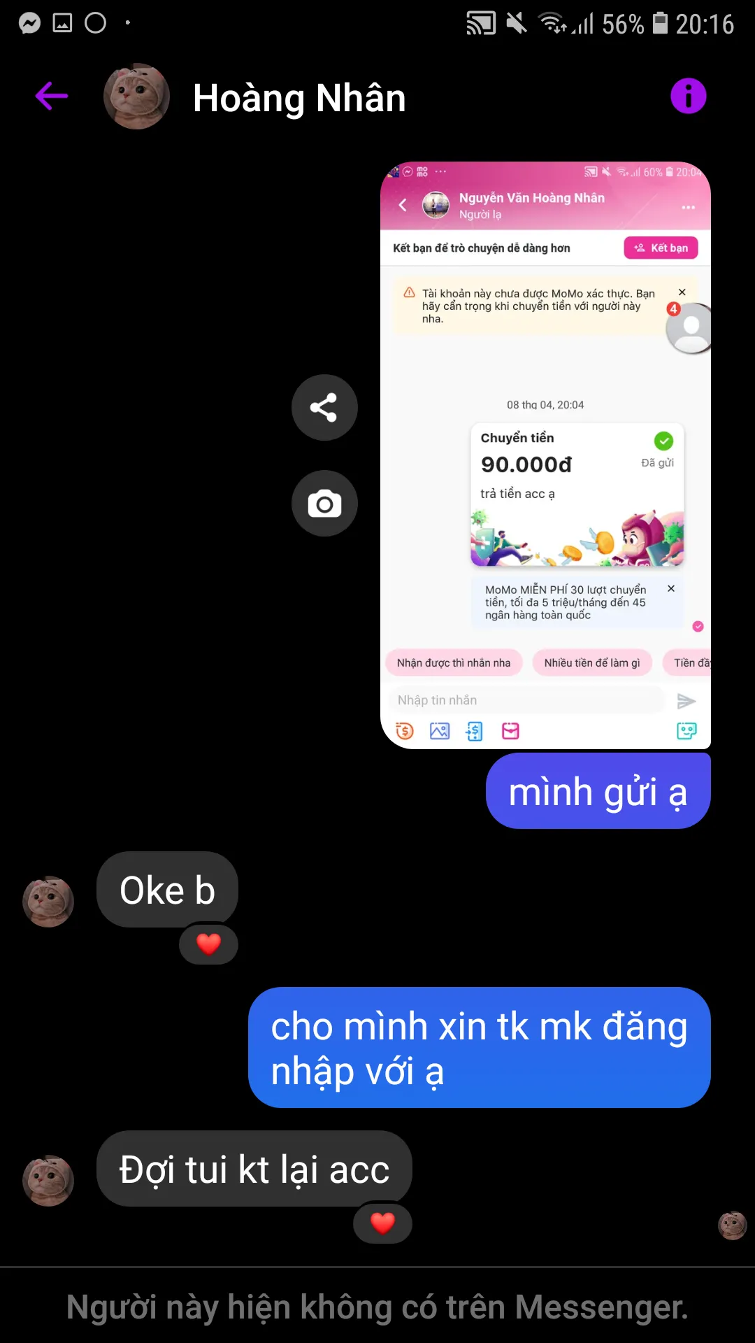 Preuves contre Nguyễn Hoàng Nhân