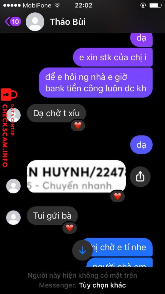 Preuves contre Bui Tien Huynh