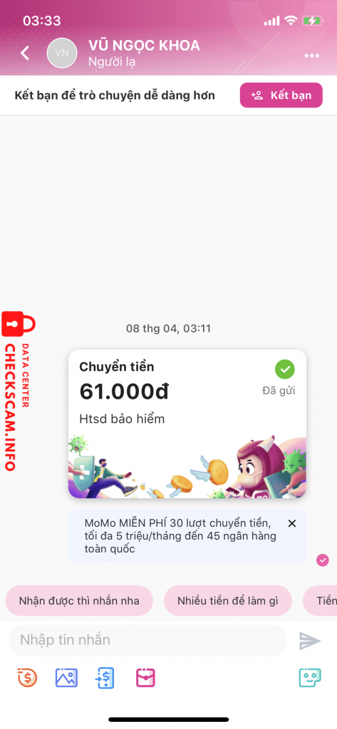 Preuves contre Vũ Ngọc Khoa