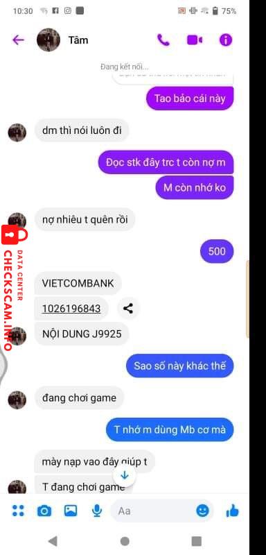 Preuves contre LAM HONG PHAT