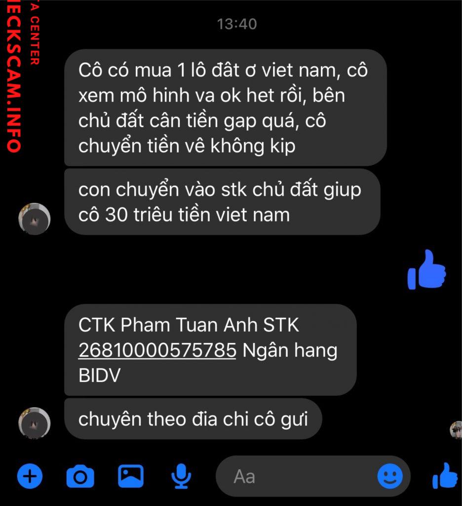 Preuves contre Pham Tuan Anh