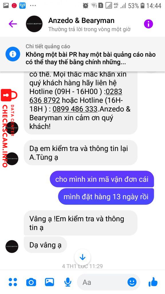 Preuves contre Cty TNHH ANZEDO VIETNAM