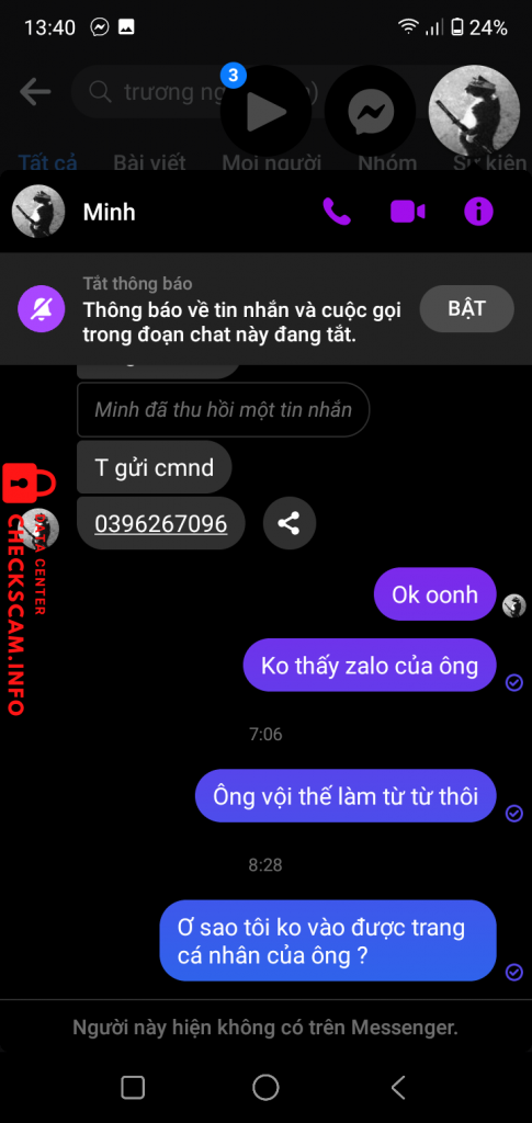 Preuves contre ngô gia bảo