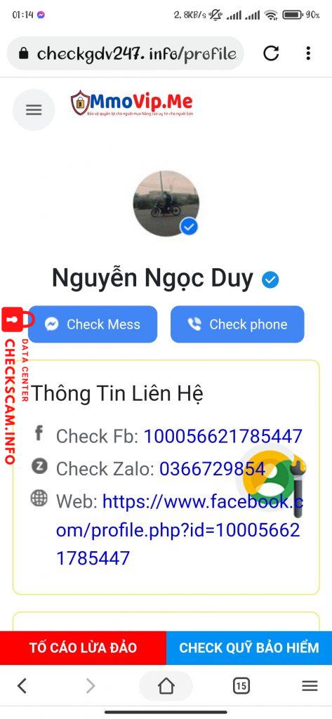 Preuves contre Nguyen Ngoc Duy