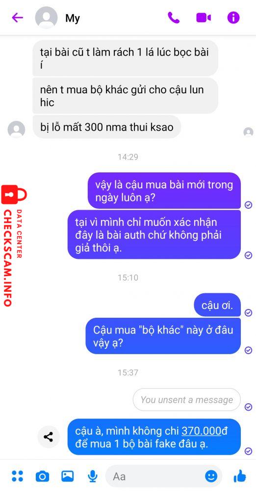 Preuves contre Vũ Phương Nhi