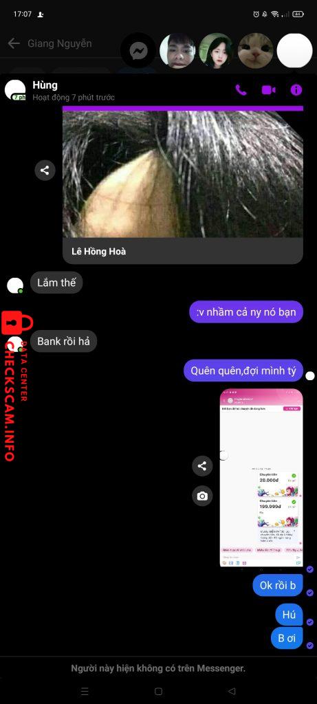 Preuves contre Hùng lê