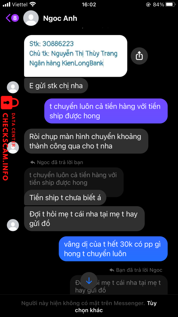 Preuves contre ngoc anh