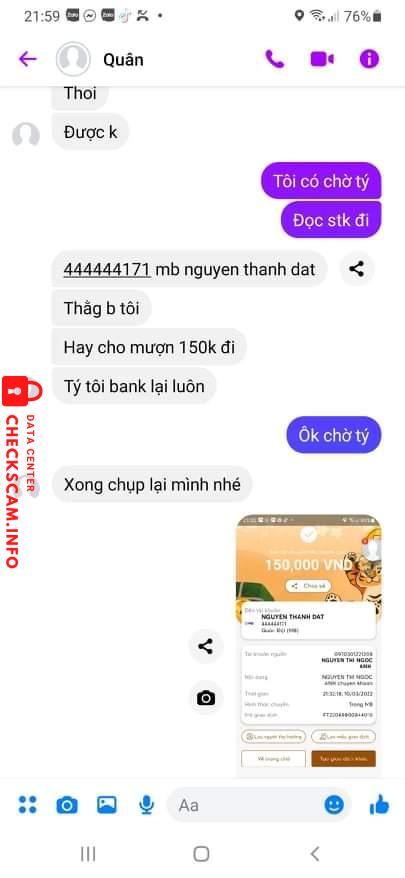 Preuves contre Nguyễn Thành Đạt