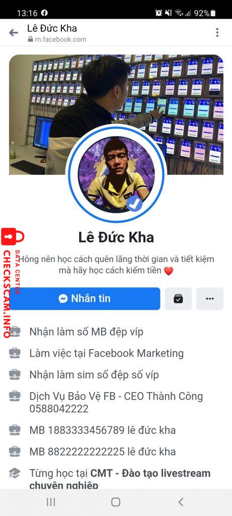 Preuves contre Lê Đức Kha