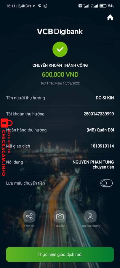 Preuves contre DO Si Kin