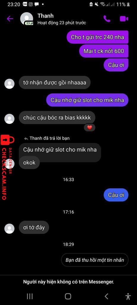 Preuves contre Tran Thi Thanh