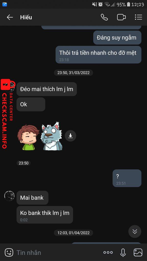 Preuves contre Hoàng Đăng Hiếu