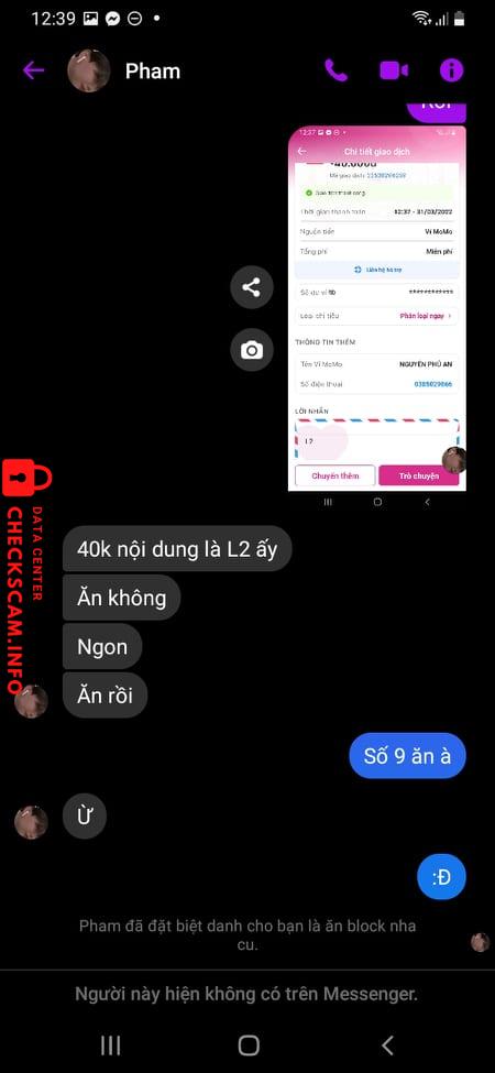 Preuves contre Pham Cao Nguyen