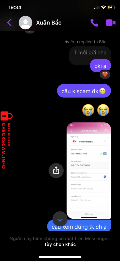 Preuves contre NGUYEN THI TRANG