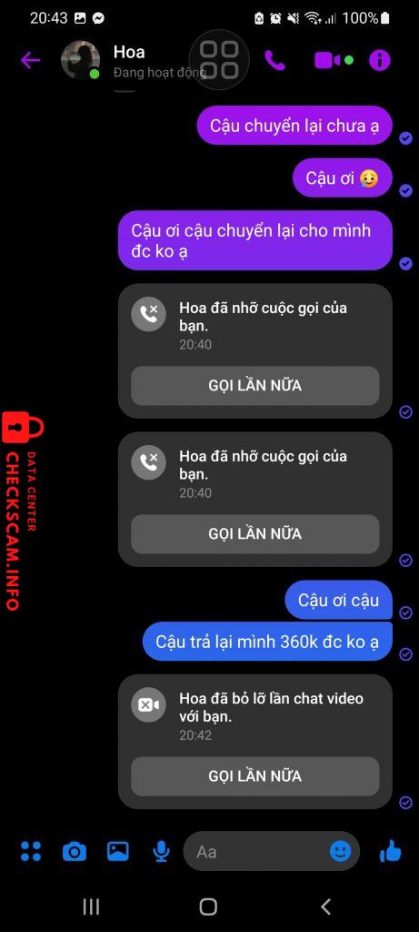 Preuves contre Nguyen Thi Hoa