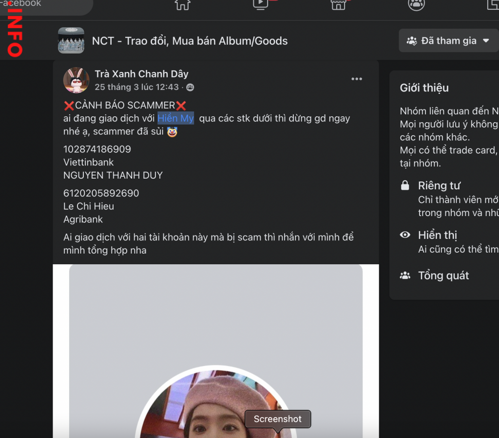 Preuves contre NGUYEN THANH DUY