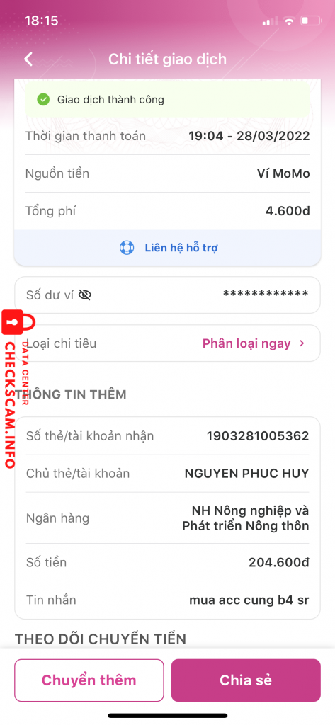 Preuves contre Nguyễn Phúc Huy