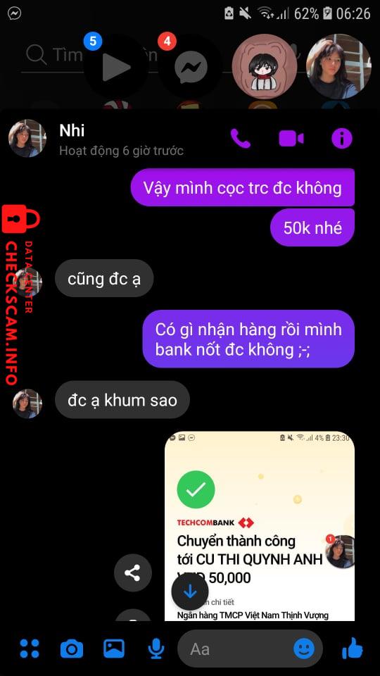 Preuves contre cu thi quynh anh