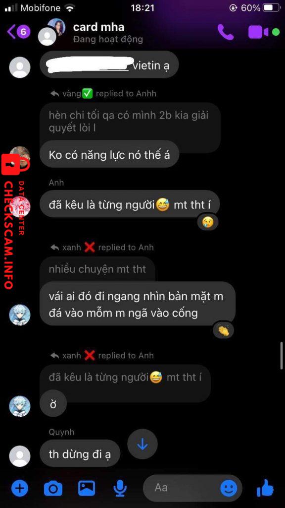Preuves contre HOANG VIET ANH