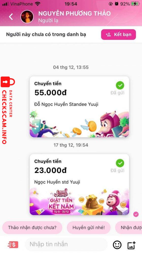 Preuves contre Nguyễn Phương Thảo