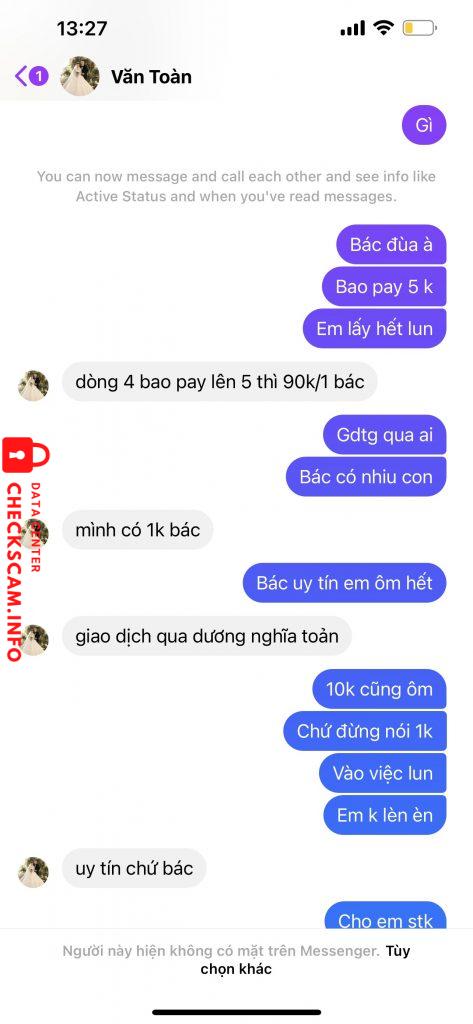 Preuves contre VU VAN TOAN