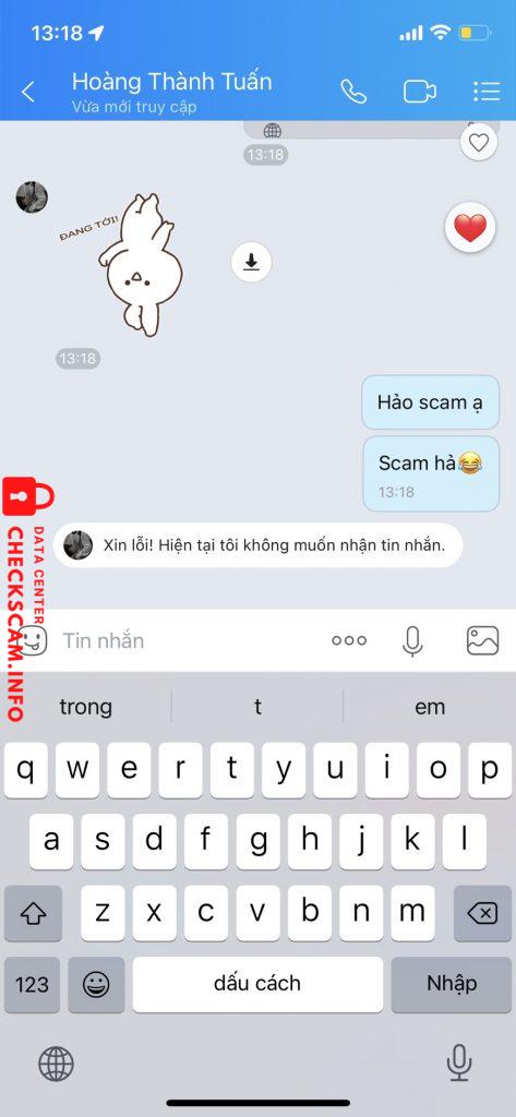 Preuves contre Hoàng Thành Tuấn