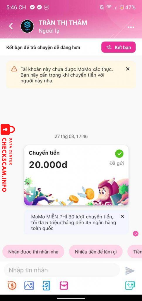 Preuves contre Trần thị Thắm