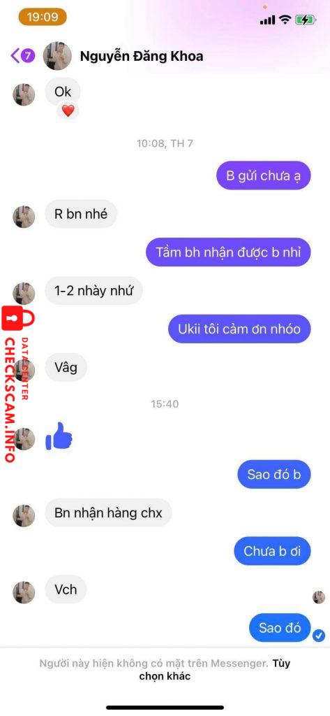 Preuves contre NGUYEN QUANG TRUNG
