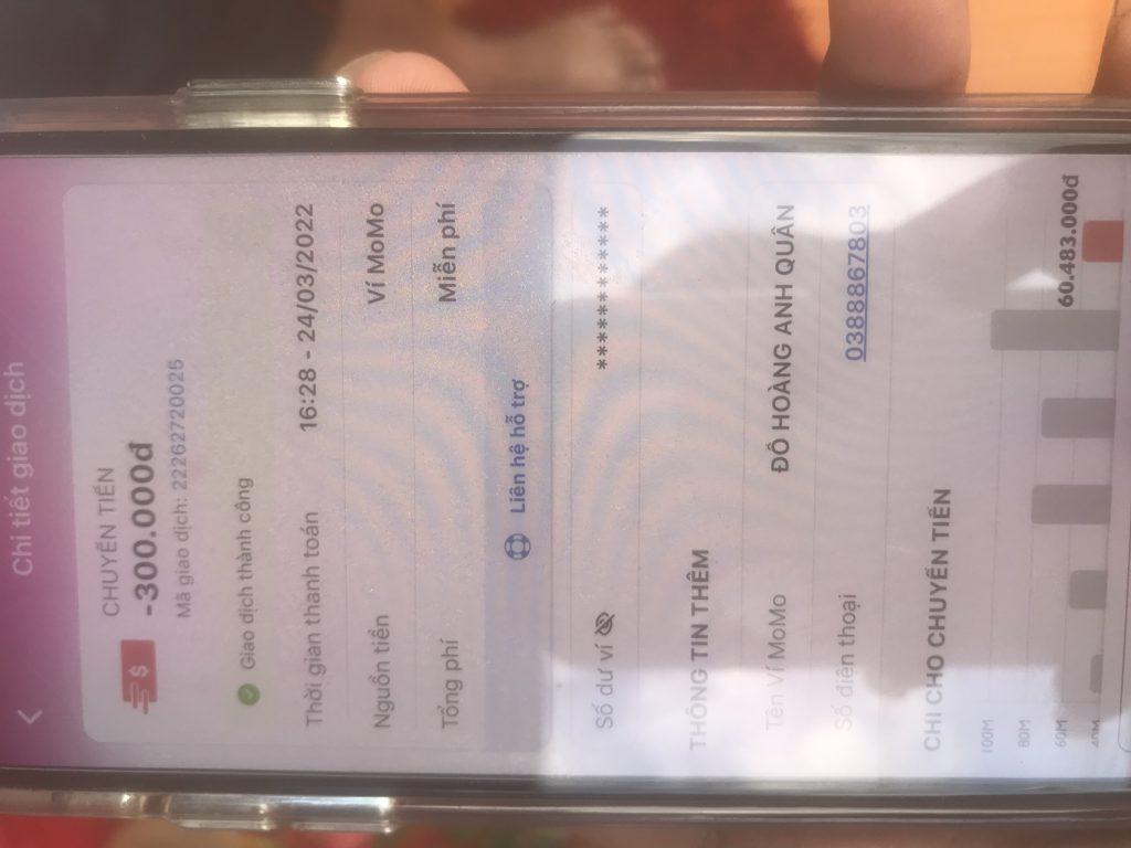 Preuves contre Lê Cảnh Thiên