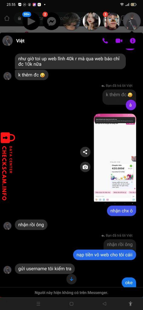 Preuves contre Mai Quốc Việt