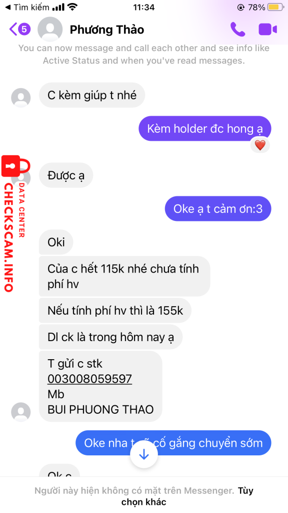Preuves contre Bui Phương Thao