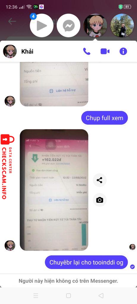 Preuves contre Đặng thị phượng