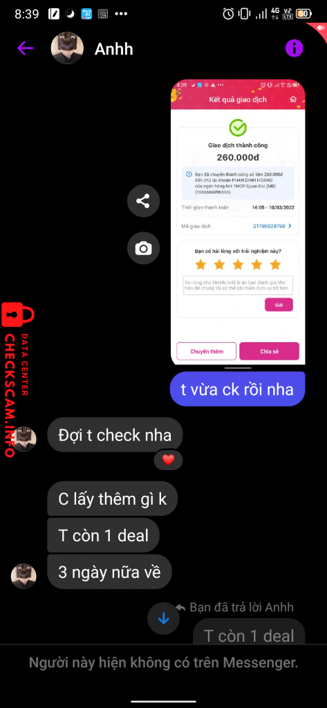 Preuves contre Phan Dinh Hoang